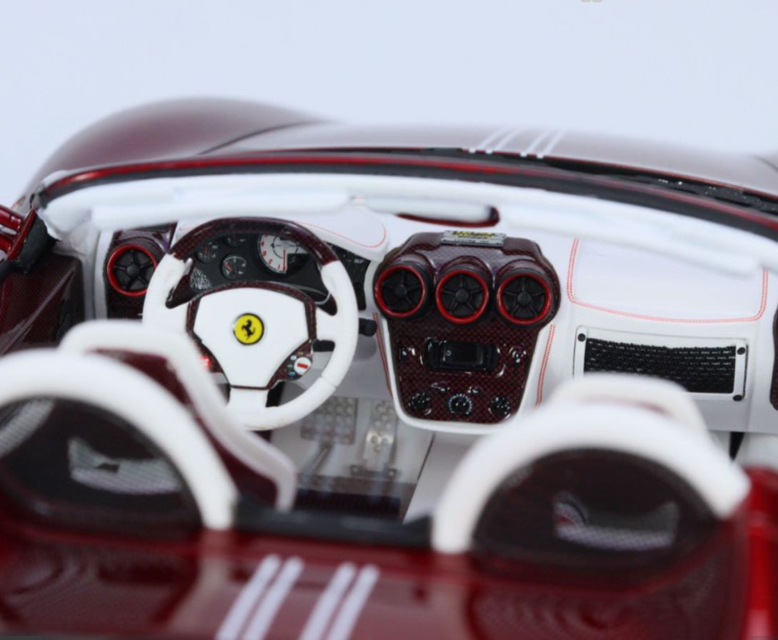 HH Models Ferrari 430 Scuderia 16M Spider 1:18 – Rosso Fuoco with Bianco Interior